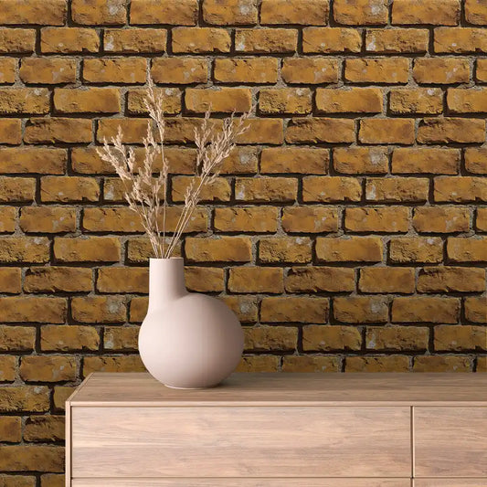 Papier Peint Effet Brique Style Industriel Moderne