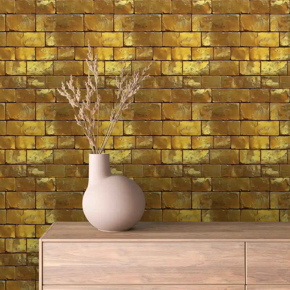 Papier Peint Effet Brique Style Industriel Moderne