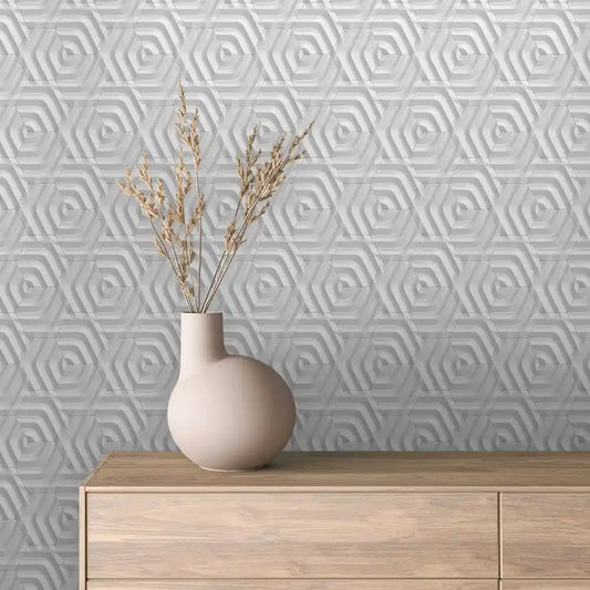 Papier Peint 3D Géométrique Moderne Design Minimaliste Élégant