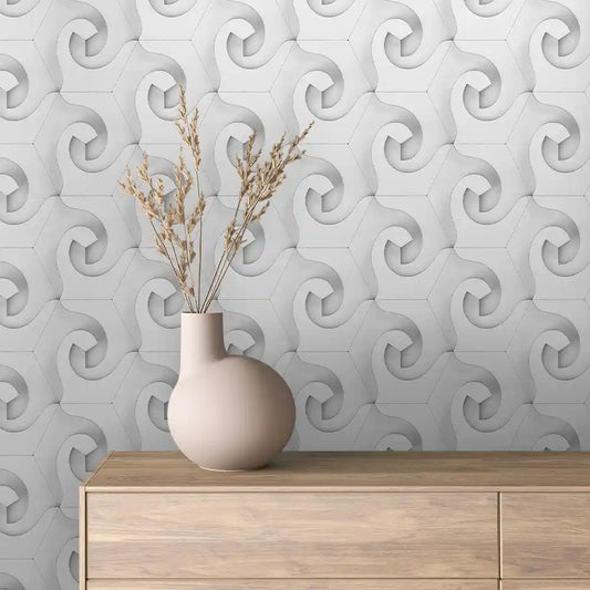 Papier Peint 3D Géométrique Moderne Design Minimaliste Élégant