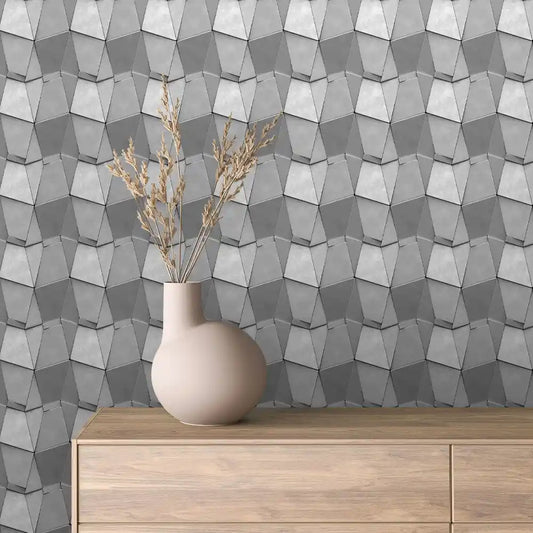 Papier Peint 3D Géométrique Moderne Design Minimaliste Élégant