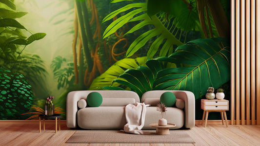 Papier Peint Jungle Tropicale Effet Nature