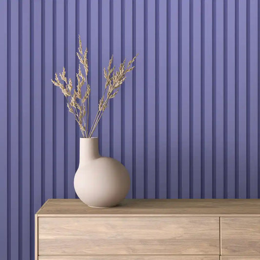 Papier Peint Lattes de Bois Naturel Effet Mur 3D Moderne