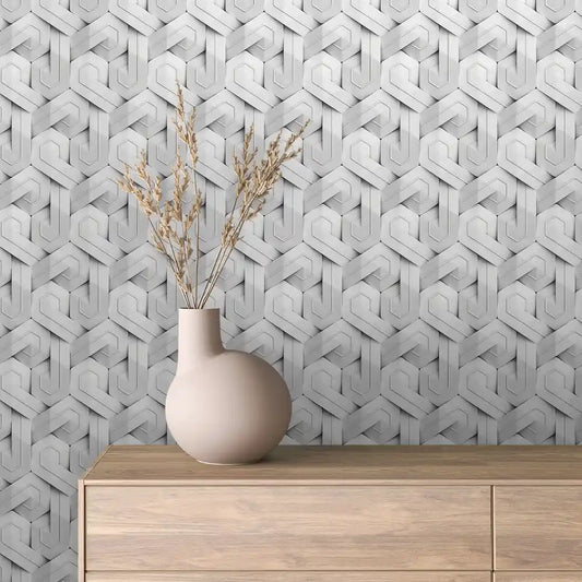 Papier Peint 3D Géométrique Moderne Design Minimaliste Élégant