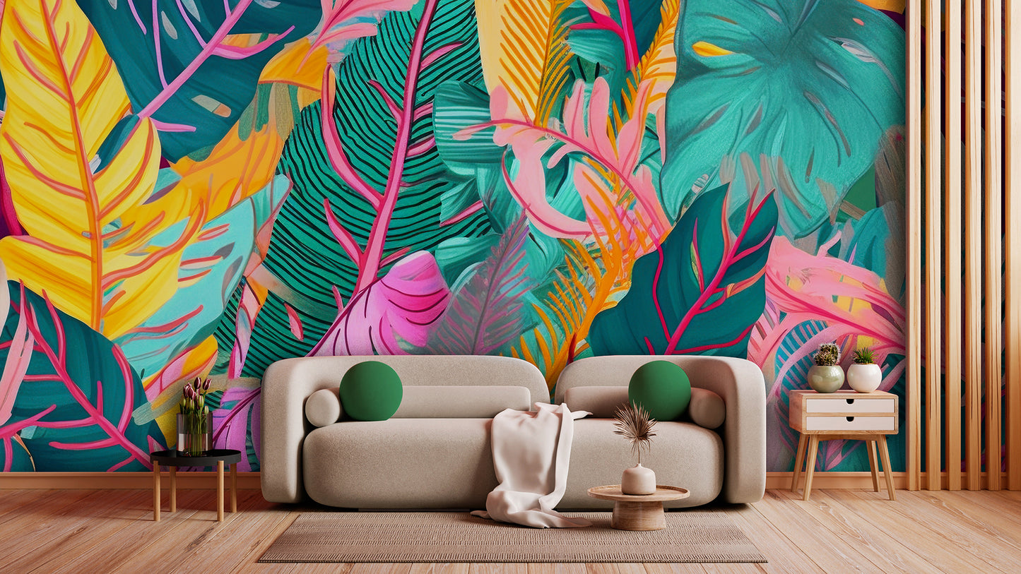 Papier Peint Jungle Tropicale Effet Nature