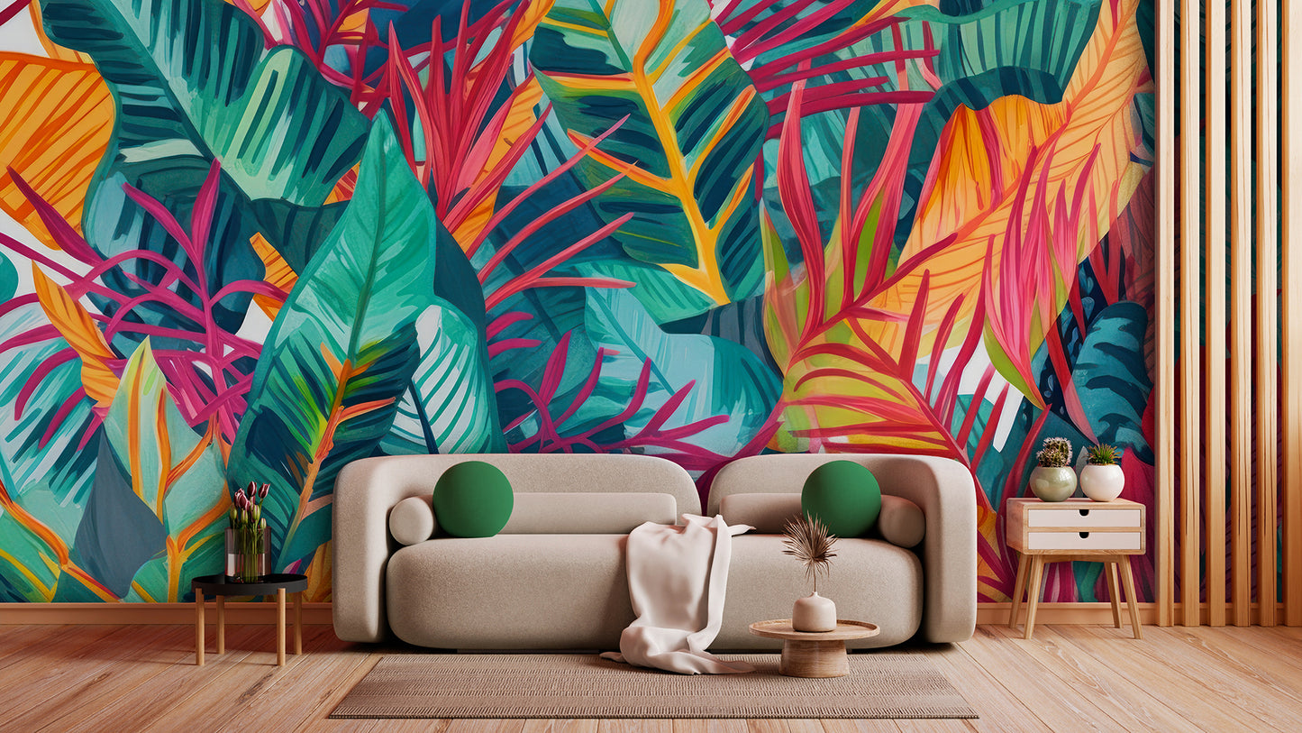 Papier Peint Jungle Tropicale Effet Nature