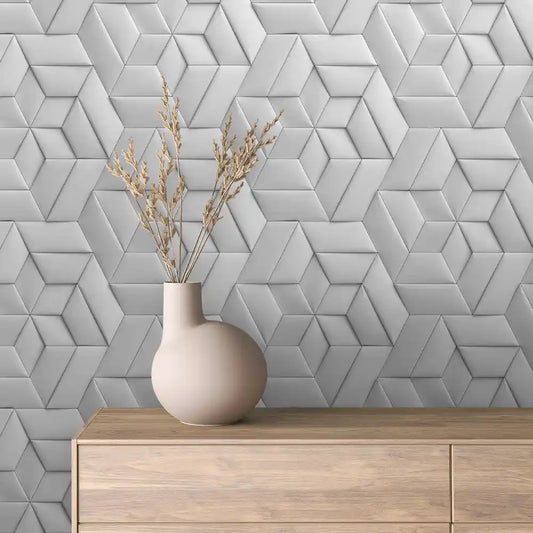 Papier Peint 3D Géométrique Moderne Design Minimaliste Élégant
