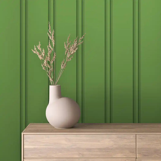 Papier Peint Lattes de Bois Naturel Effet Mur 3D Moderne