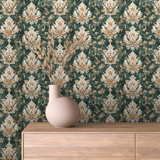 Papier Peint Baroque Motif Classique Royal