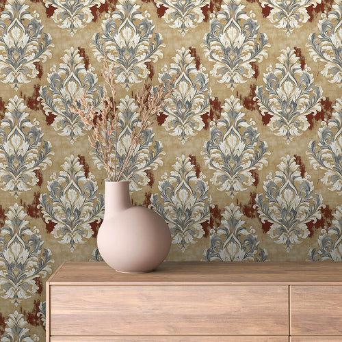 Papier Peint Baroque Motif Classique Royal