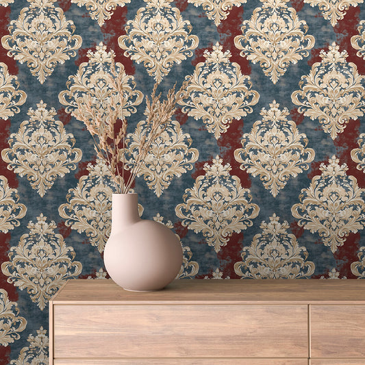 Papier Peint Baroque Motif Classique Royal