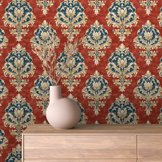 Papier Peint Baroque Motif Classique Royal