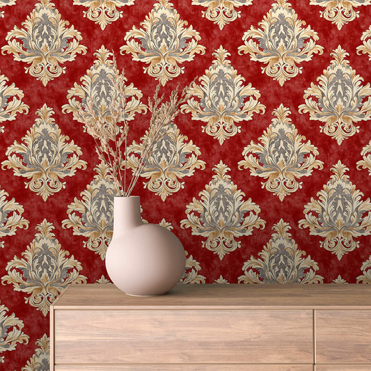 Papier Peint Baroque Motif Classique Royal