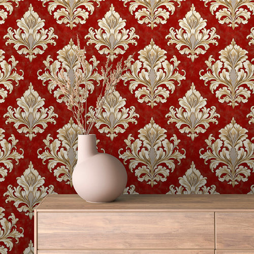 Papier Peint Baroque Motif Classique Royal