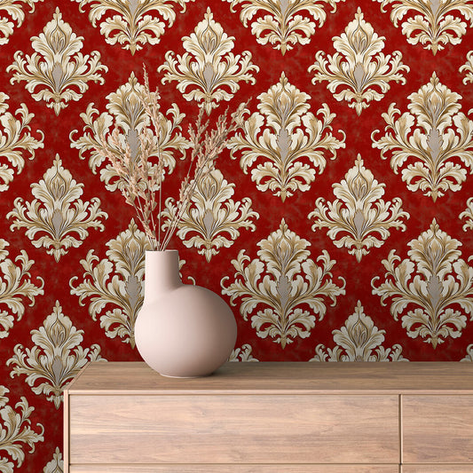 Papier Peint Baroque Motif Classique Royal