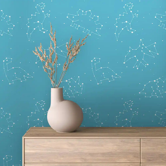 Papier Peint Enfant Univers Espace Motifs Ludiques et Colorés