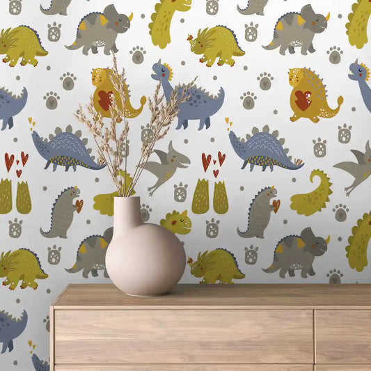 Papier Peint Enfant Univers Espace Motifs Ludiques et Colorés