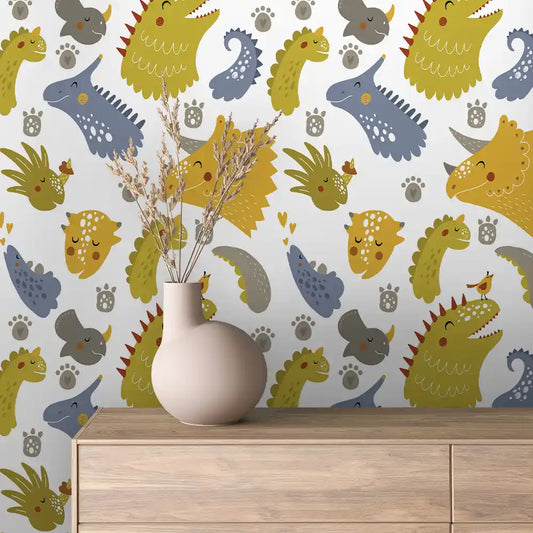 Papier Peint Enfant Univers Espace Motifs Ludiques et Colorés