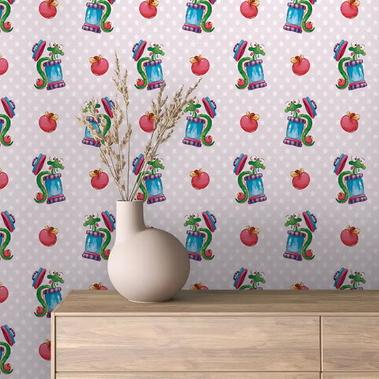 Papier Peint Enfant Univers Espace Motifs Ludiques et Colorés