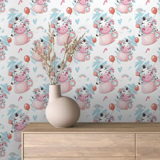 Papier Peint Enfant Univers Espace Motifs Ludiques et Colorés