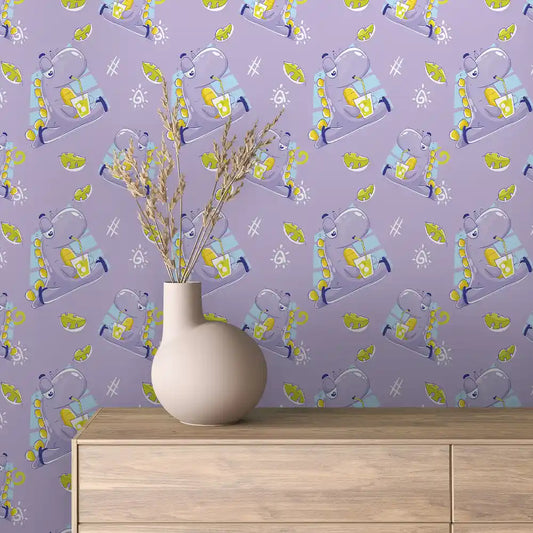 Papier Peint Enfant Univers Espace Motifs Ludiques et Colorés