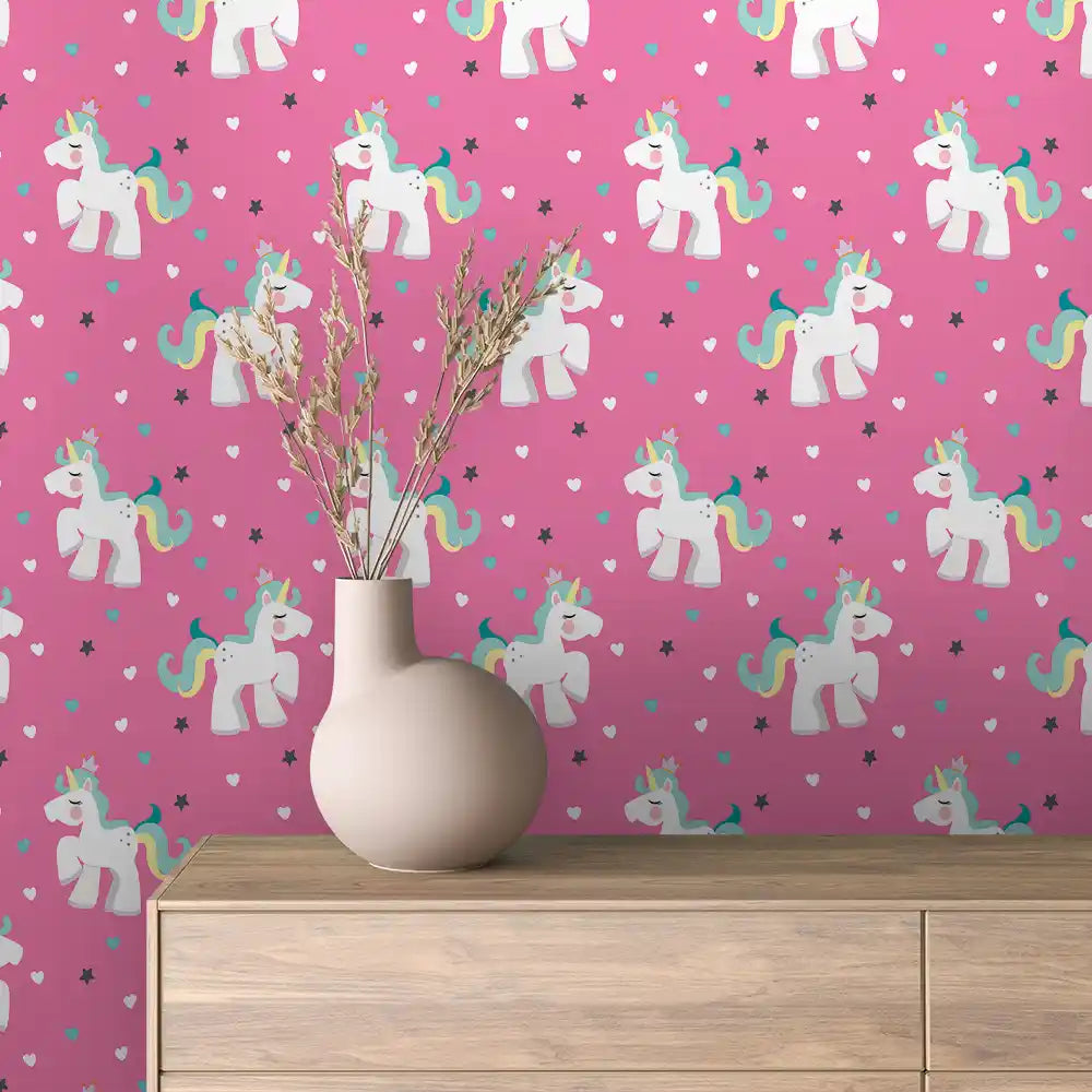 Papier Peint Enfant Univers Espace Motifs Ludiques et Colorés