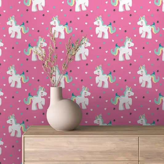 Papier Peint Enfant Univers Espace Motifs Ludiques et Colorés