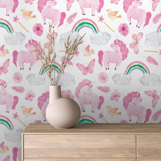 Papier Peint Enfant Univers Espace Motifs Ludiques et Colorés