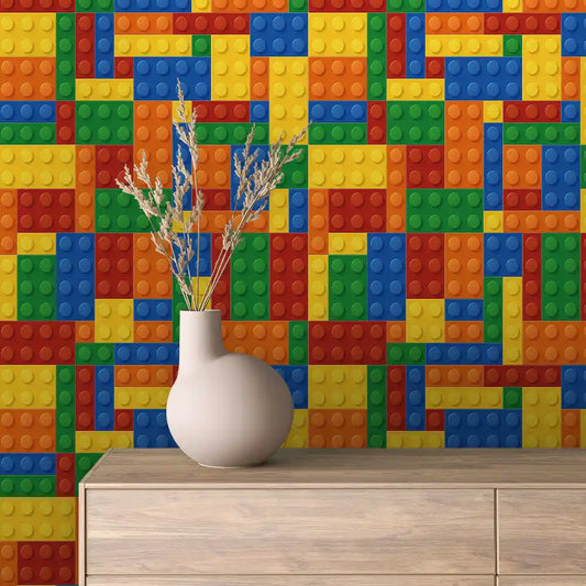 Papier Peint Enfant Univers Espace Motifs Ludiques et Colorés