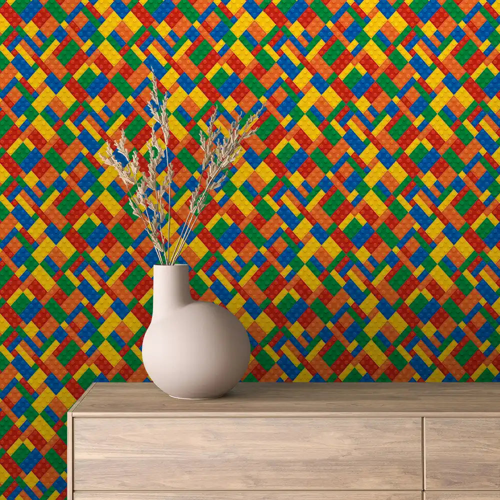 Papier Peint Enfant Univers Espace Motifs Ludiques et Colorés