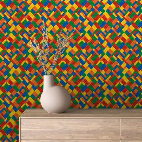 Papier Peint Enfant Univers Espace Motifs Ludiques et Colorés