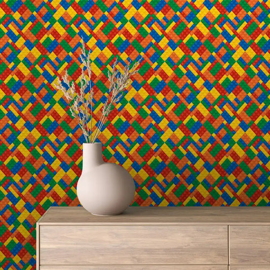 Papier Peint Enfant Univers Espace Motifs Ludiques et Colorés