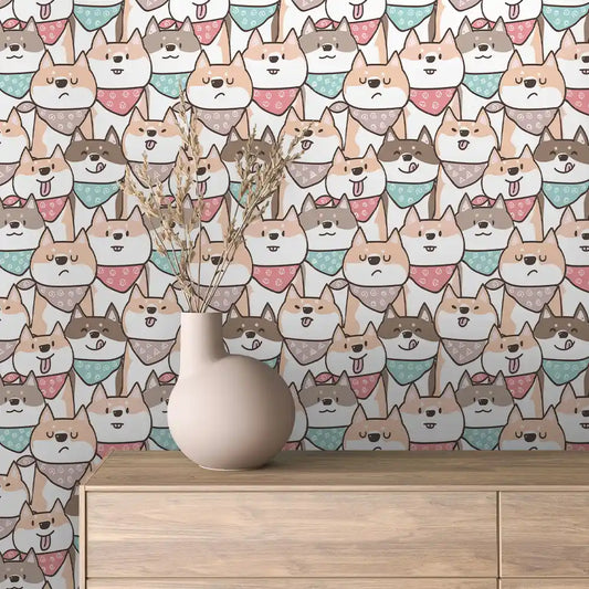 Papier Peint Enfant Univers Espace Motifs Ludiques et Colorés