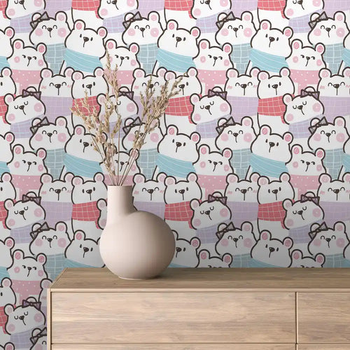 Papier Peint Enfant Univers Espace Motifs Ludiques et Colorés