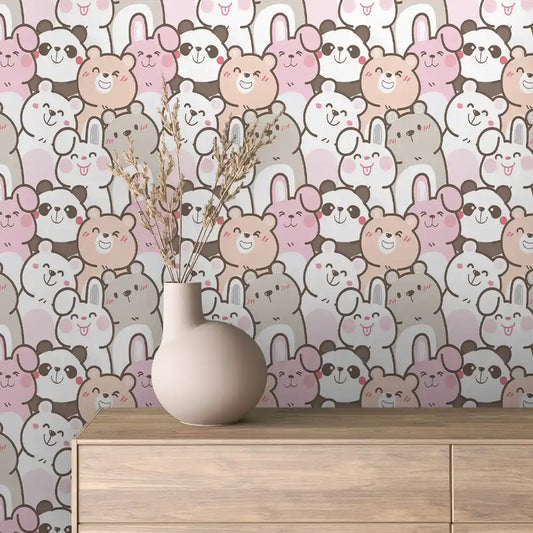 Papier Peint Enfant Univers Espace Motifs Ludiques et Colorés