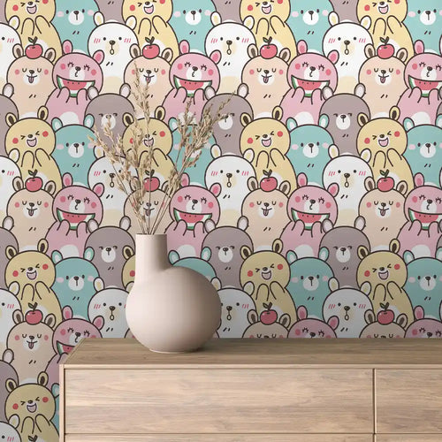 Papier Peint Enfant Univers Espace Motifs Ludiques et Colorés