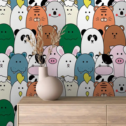 Papier Peint Enfant Univers Espace Motifs Ludiques et Colorés