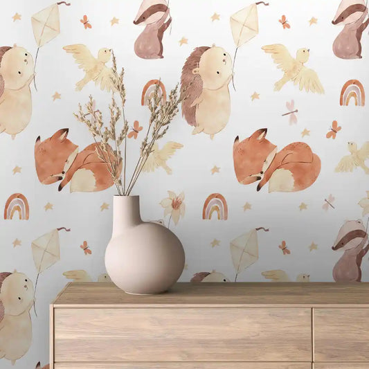 Papier Peint Enfant & Bébé – Univers Doux et Coloré