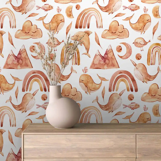 Papier Peint Enfant & Bébé – Univers Doux et Coloré