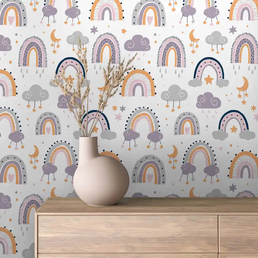 Papier Peint Enfant & Bébé – Univers Doux et Coloré