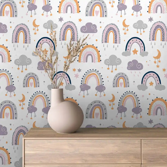 Papier Peint Enfant & Bébé – Univers Doux et Coloré