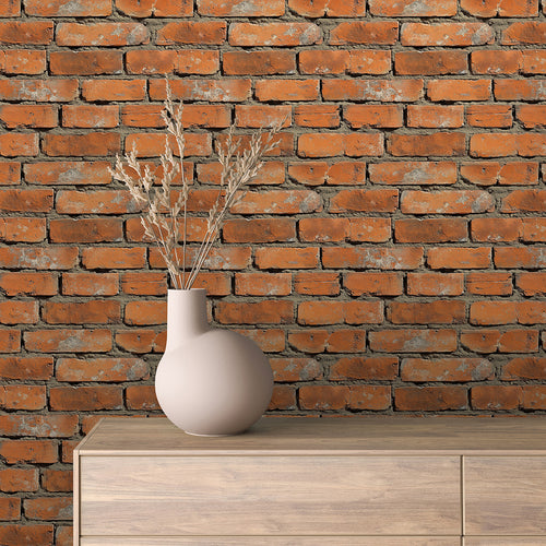 Papier Peint Effet Brique Style Industriel Moderne