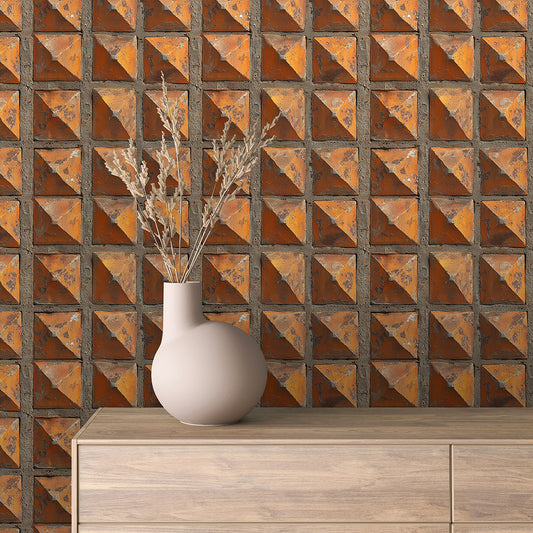 Papier Peint Effet Brique Style Industriel Moderne