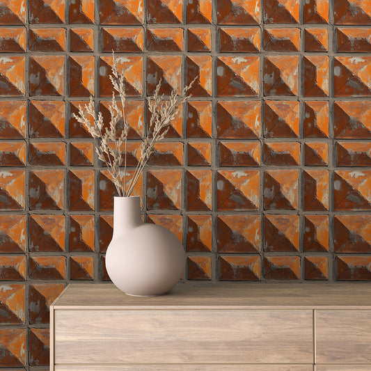 Papier Peint Effet Brique Style Industriel Moderne