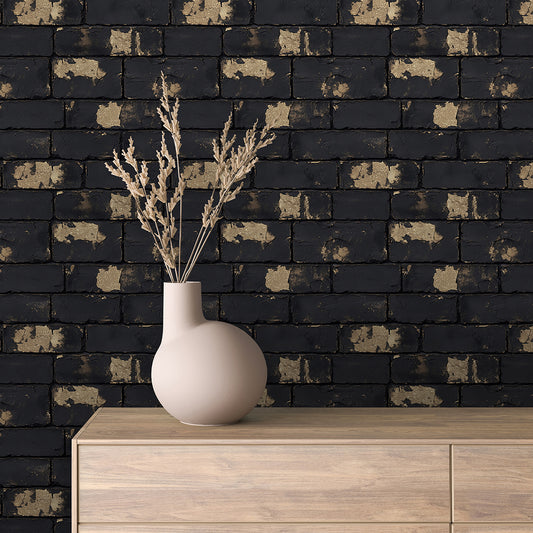 Papier Peint Effet Brique Style Industriel Moderne