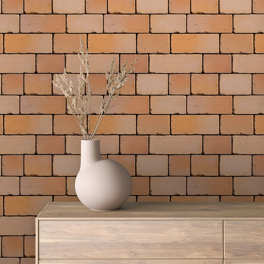 Papier Peint Effet Brique Style Industriel Moderne