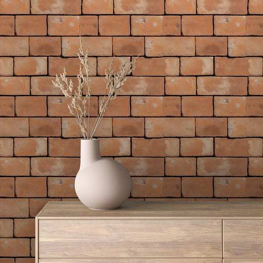 Papier Peint Effet Brique Style Industriel Moderne