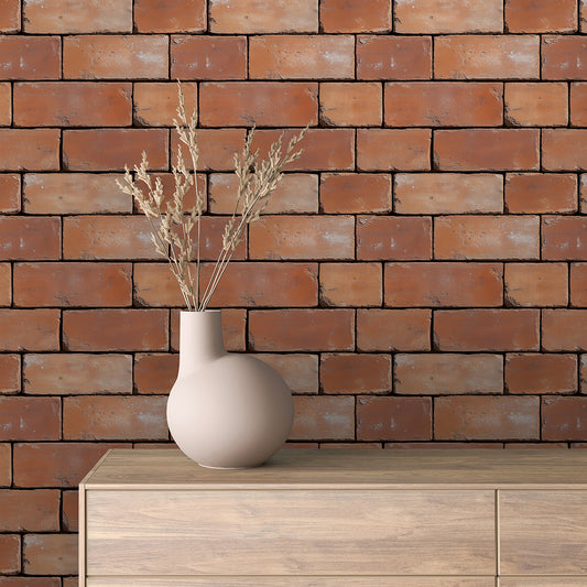 Papier Peint Effet Brique Style Industriel Moderne