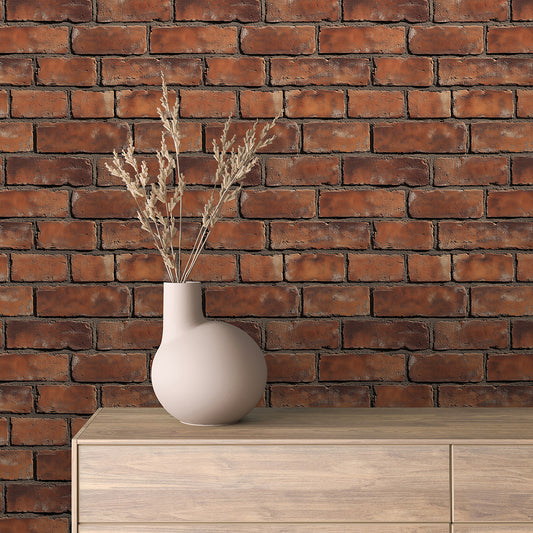 Papier Peint Effet Brique Style Industriel Moderne