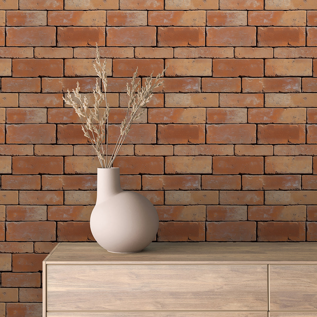 Papier Peint Effet Brique Style Industriel Moderne